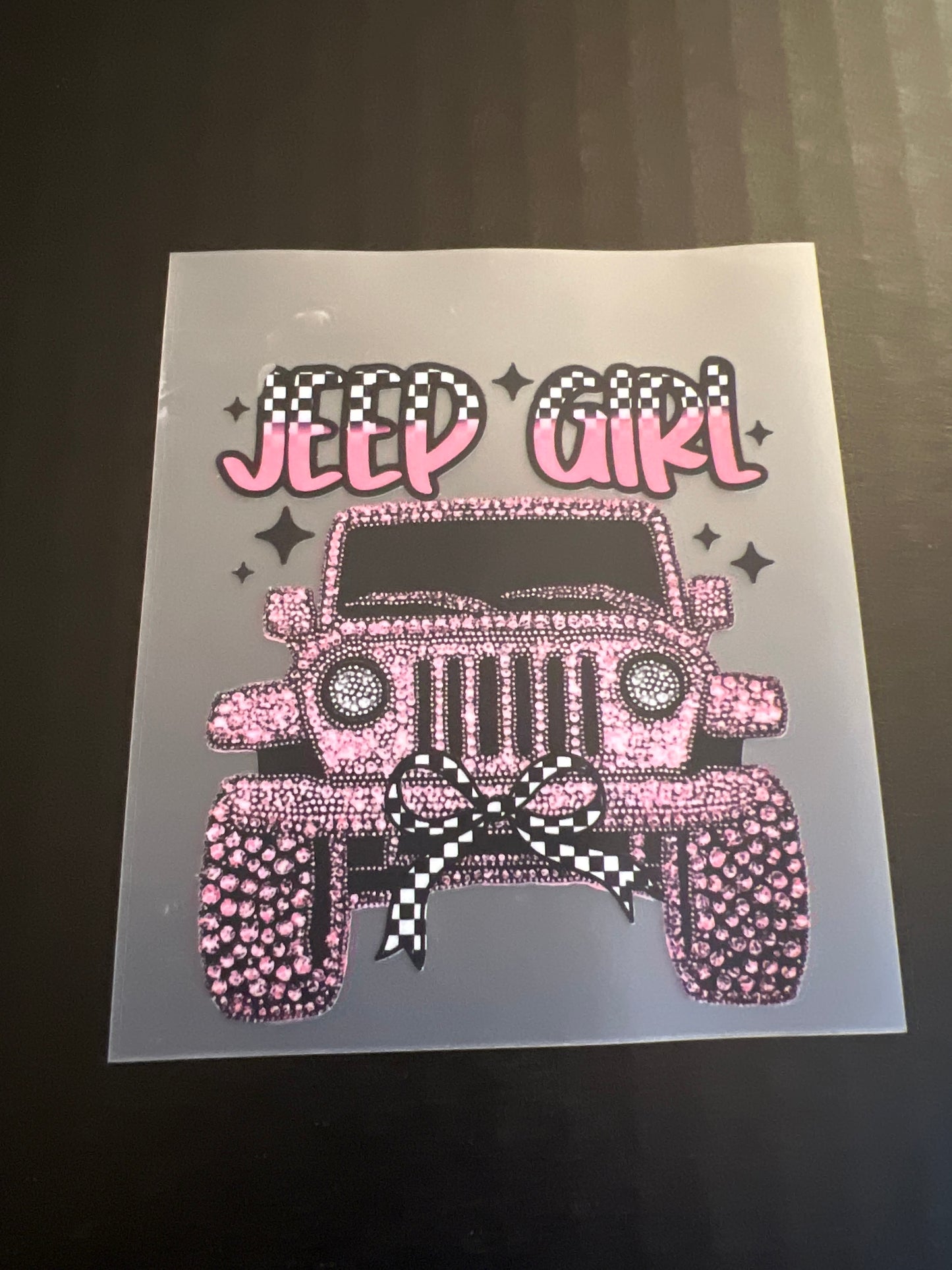 JEEP PINK GIRL HAT DTF