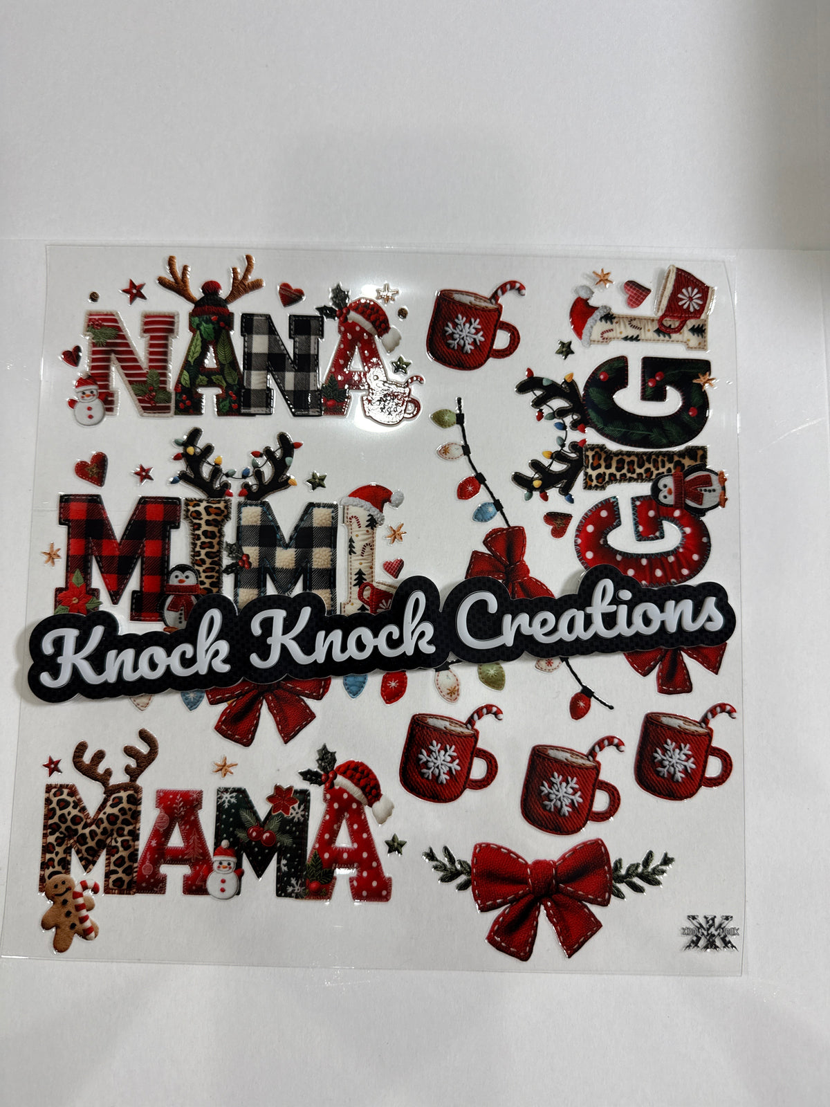E1112 Nana Mimi Mana Gigi Christmas