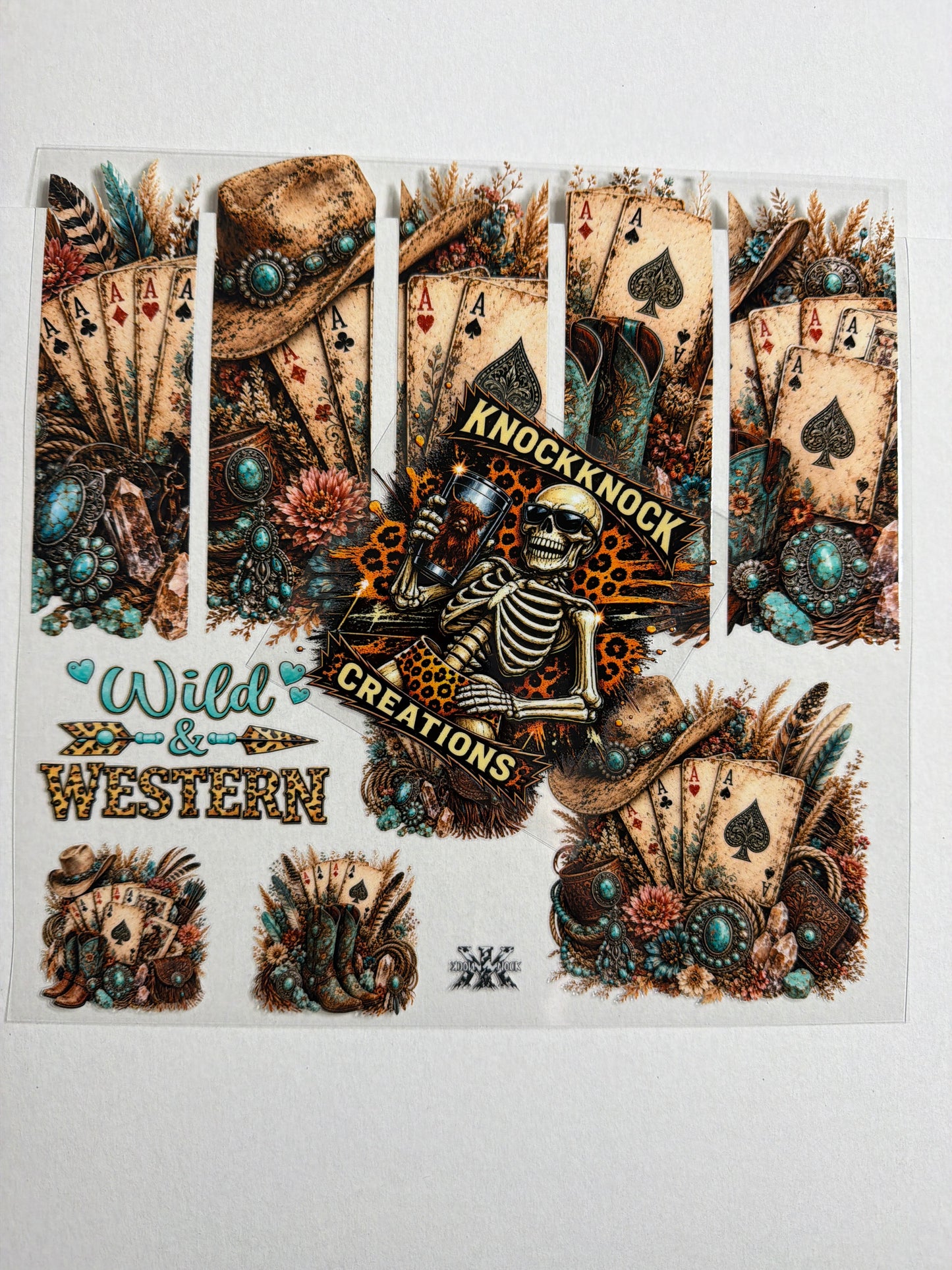 E 829 Western Cards