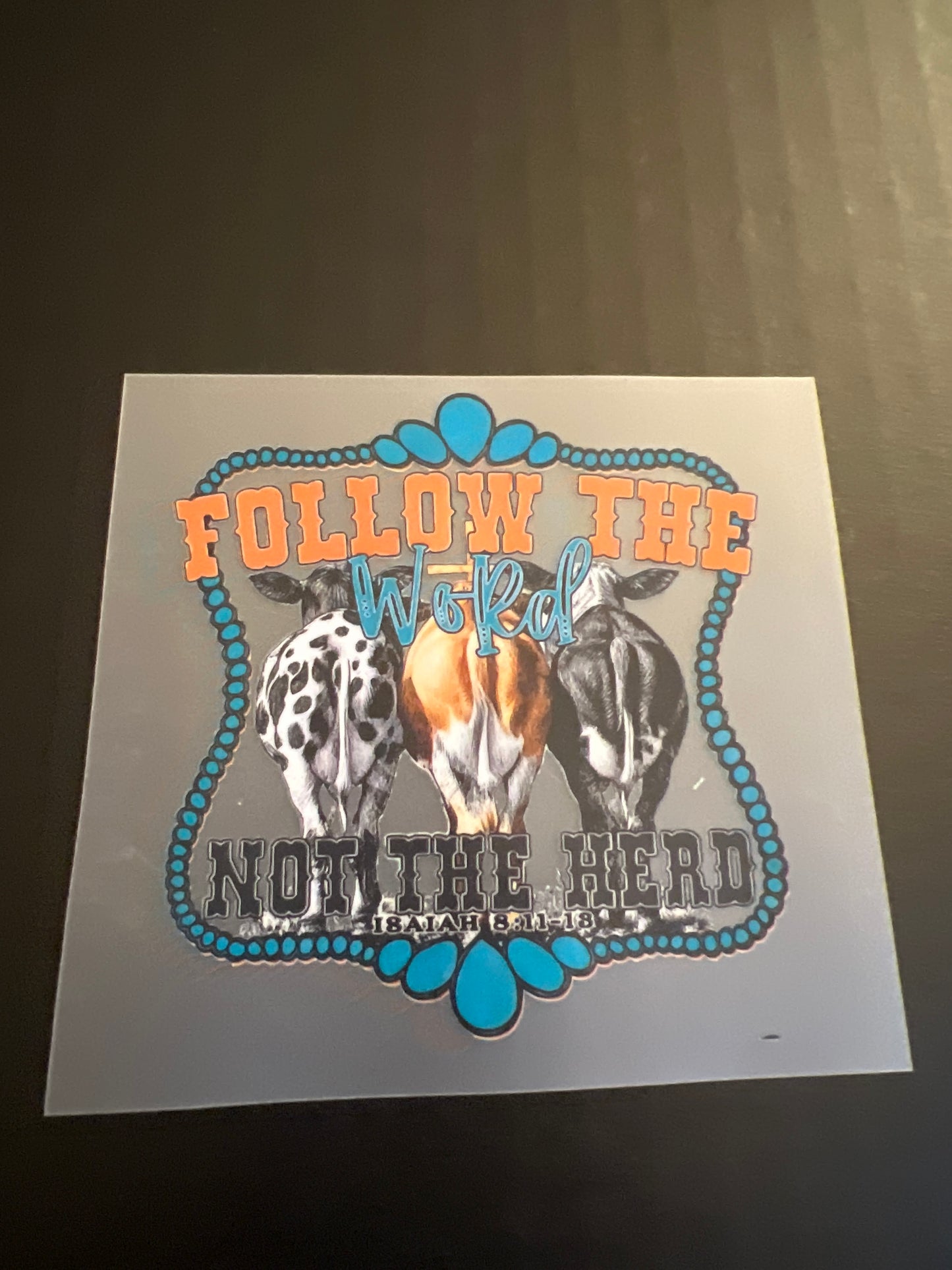 FOLLOW THE WORD HAT DTF