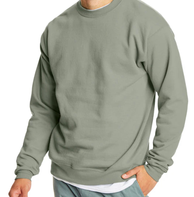 Crewneck Unisex EcoSmart 50/50 Stonewashed Green
