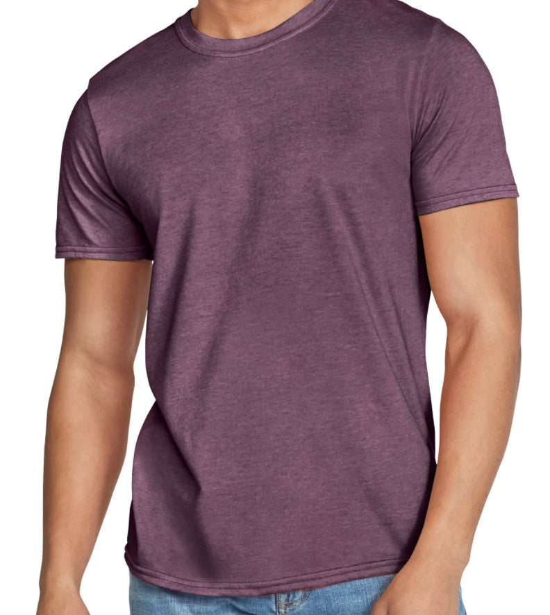 GILDAN HEATHER MAROON
