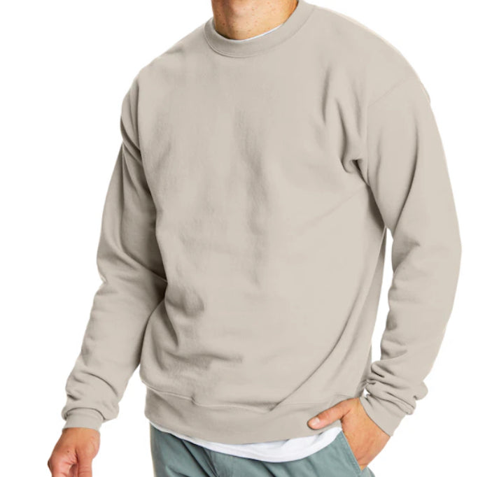 Crewneck Unisex EcoSmart 50/50 Sand