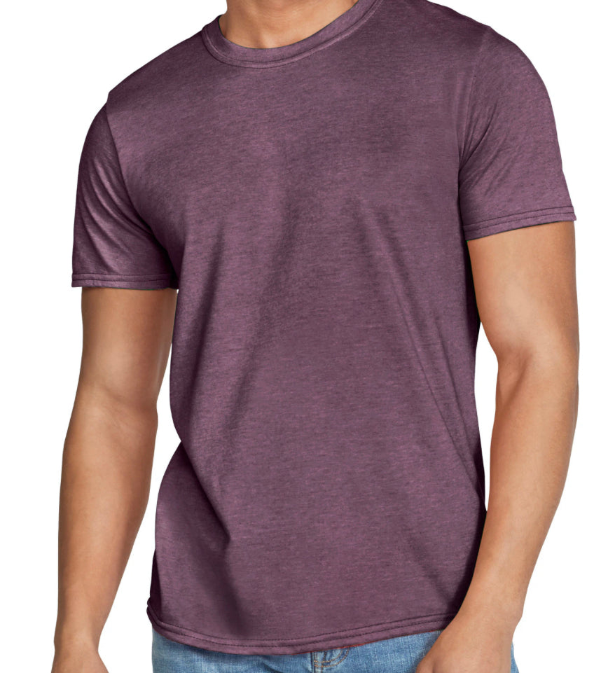Gilidan Unisex SoftStyle Heather Maroon