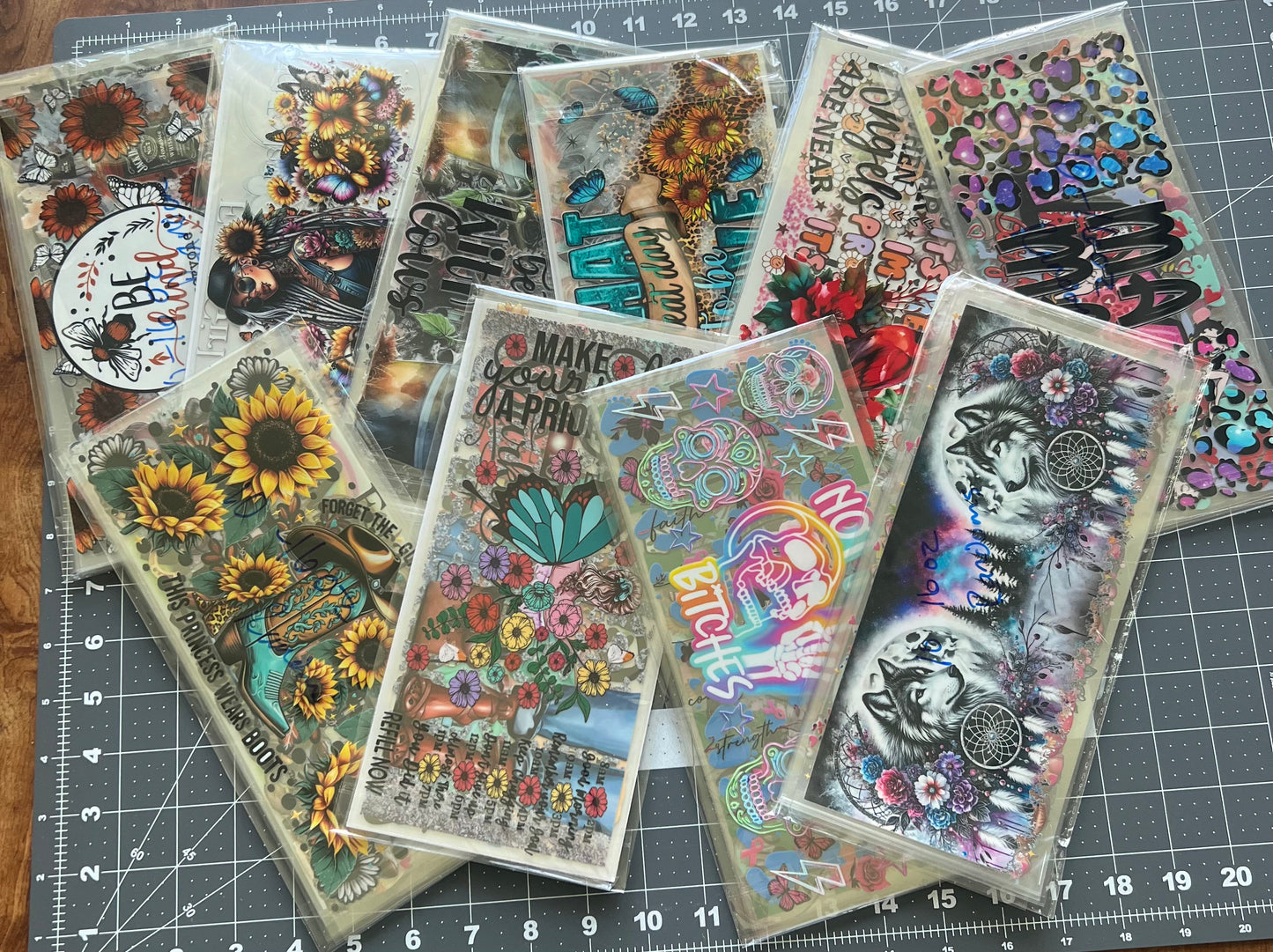 10 Pack 16 oz UVDTF Cup Wraps