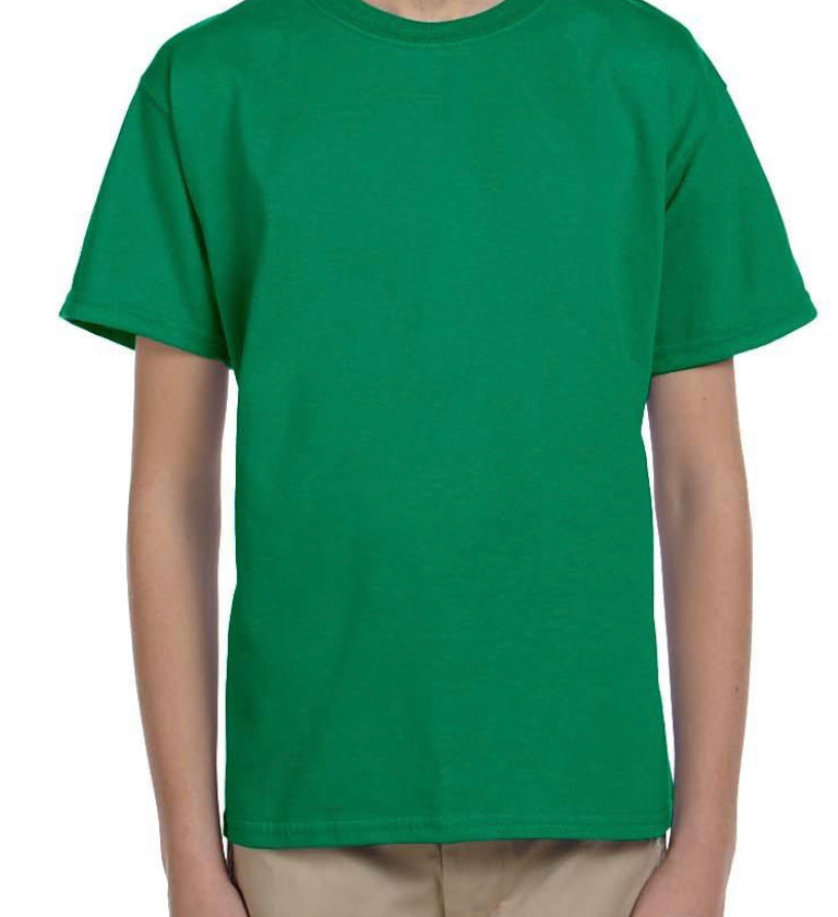 Youth Gildan Heavy Cotton Irish Green
