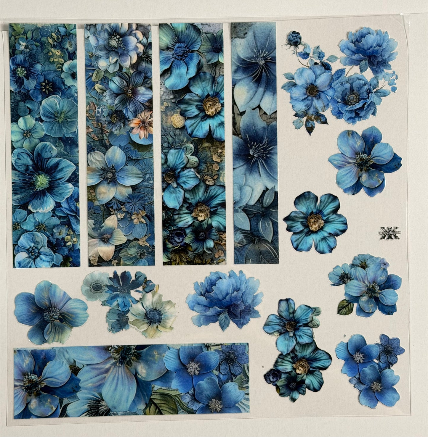 E 613 New 5/30 Blue Garden