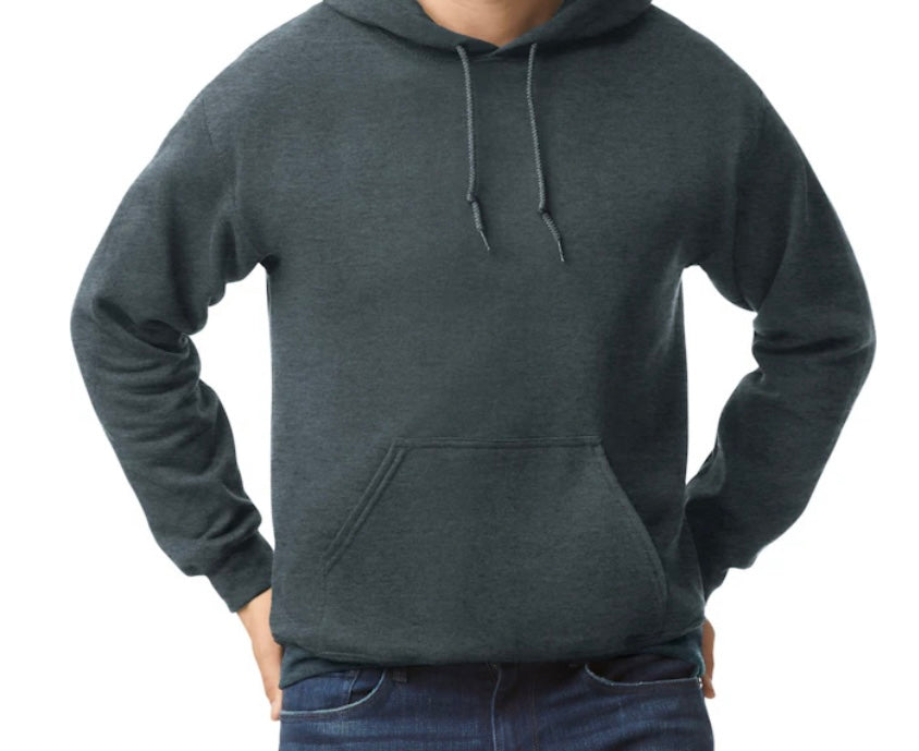 Gildan Unisex Heavy Blend 50/50 Dark Heather Hoodie