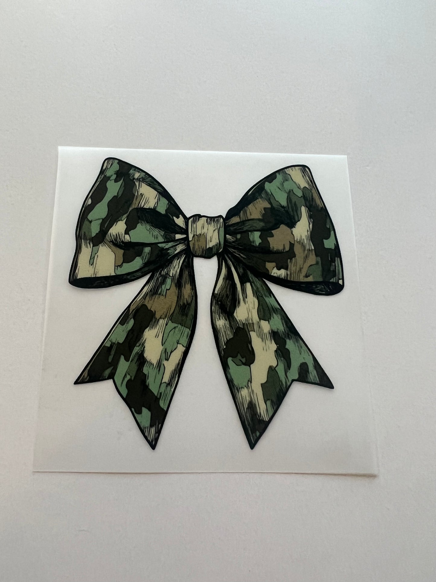 Camo Bow Hat DTF