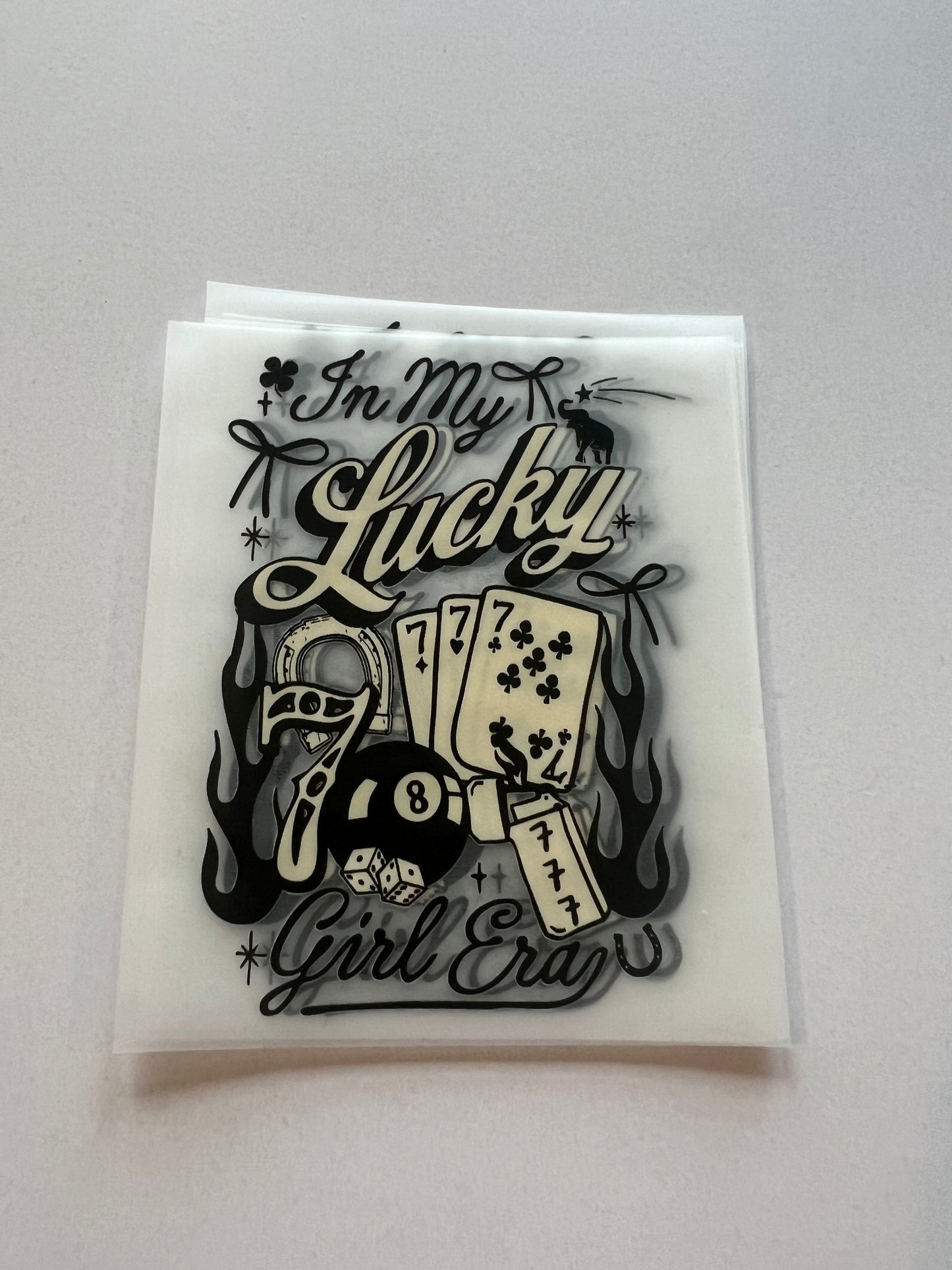 In My Lucky Girl Era Hat DTF