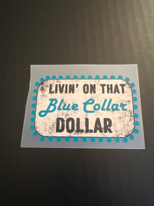 BLUE COLLAR DOLLAR HAT DTF