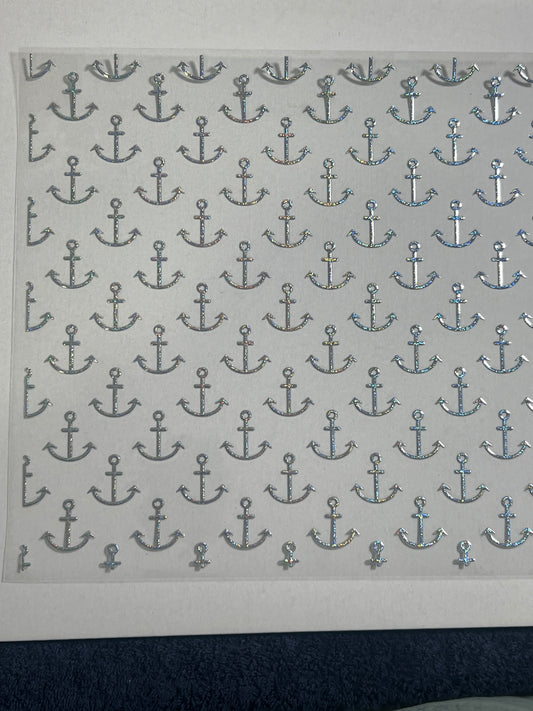 E 542 Silver  Holographic Anchors 5/8