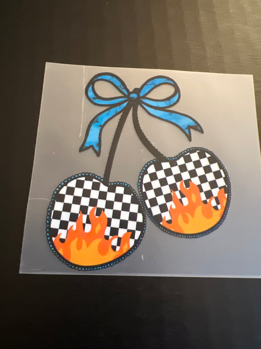 FLAME CHEERY HAT DTF