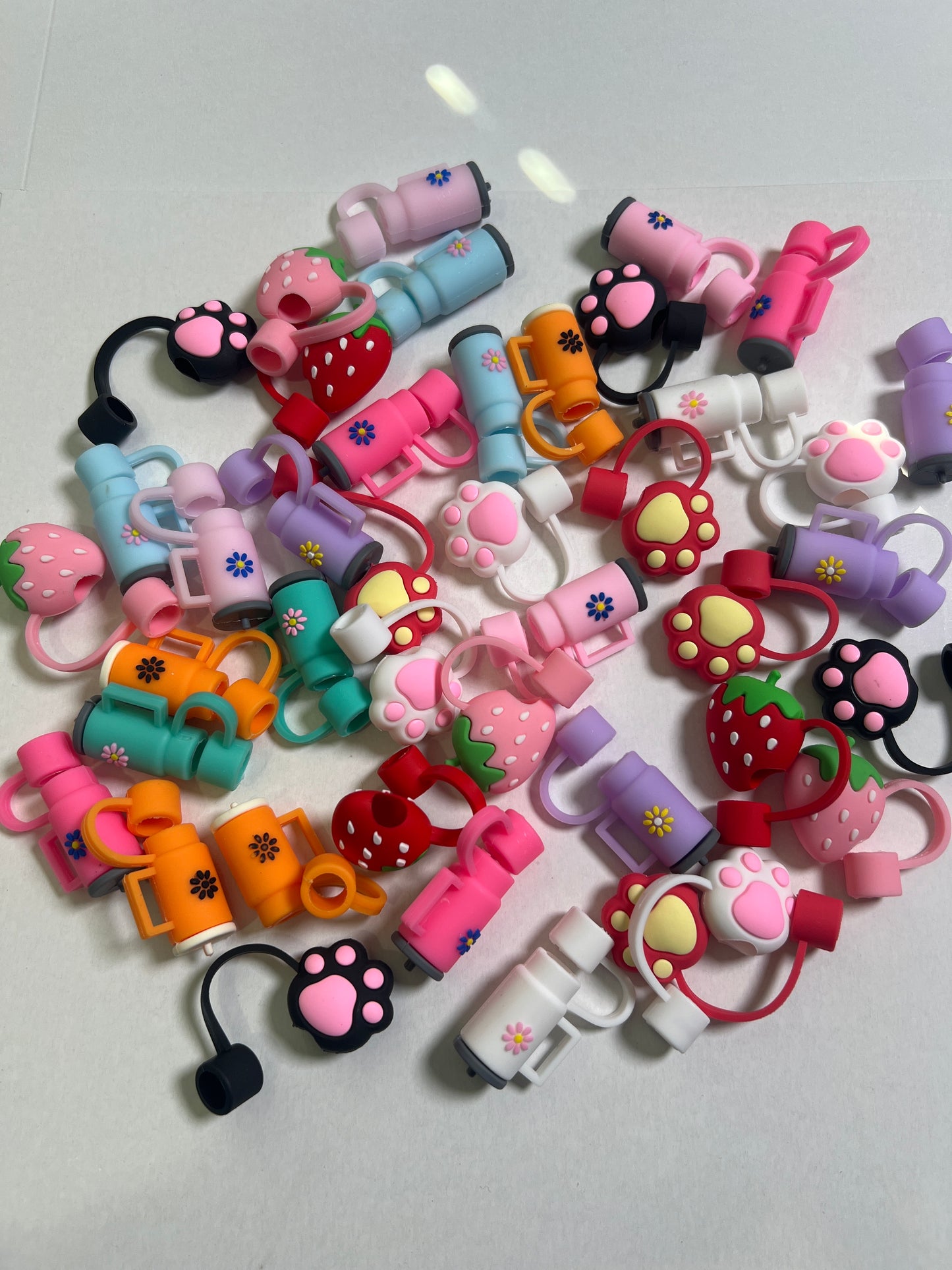 STRAW TOPPERS. 3 Pack