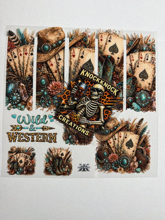 E 829 Western Cards