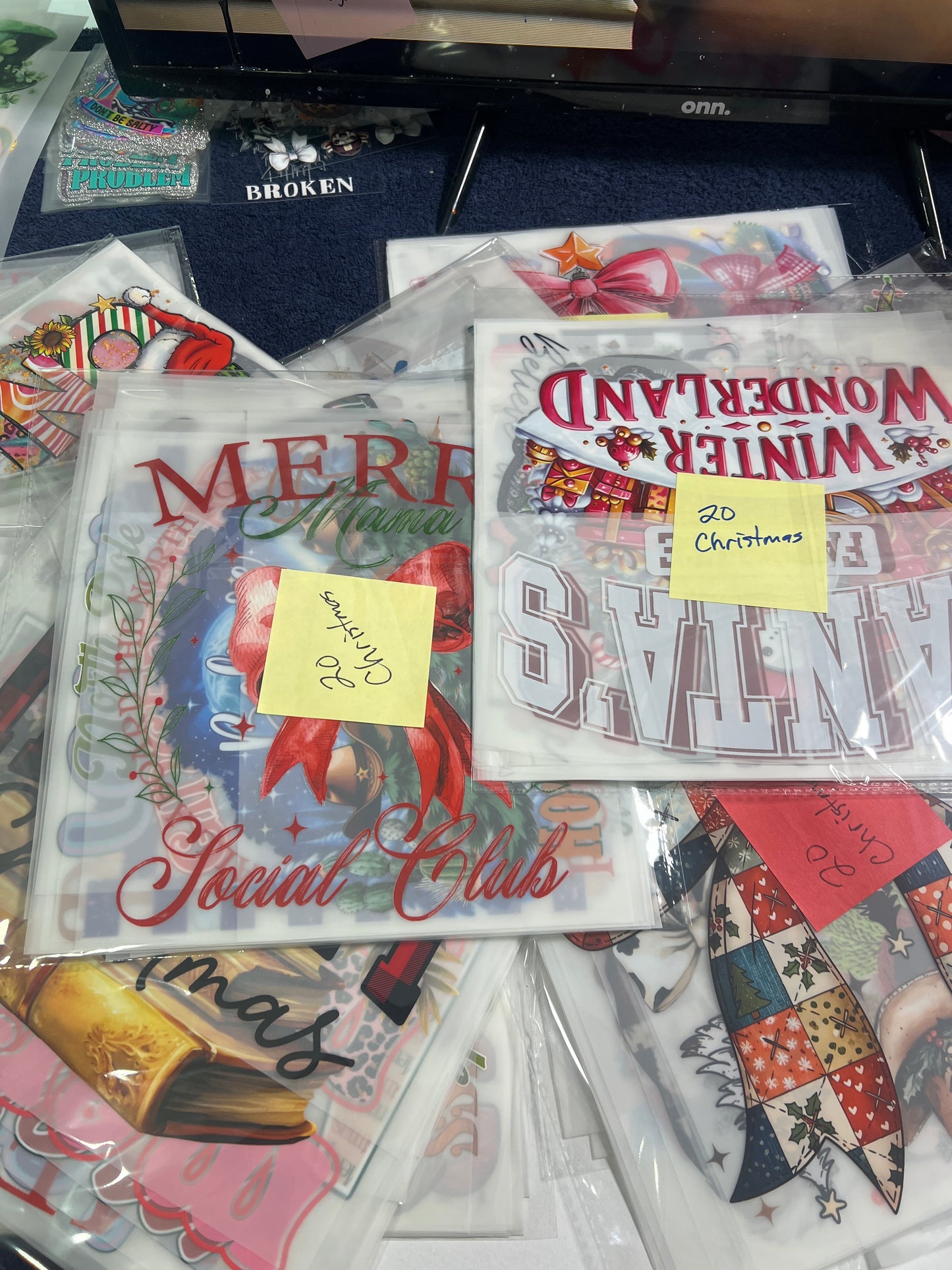 20 Piece DTF Grab Bag All Christmas