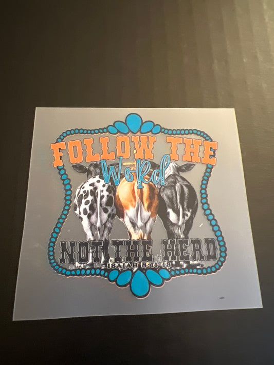 FOLLOW THE WORD HAT DTF