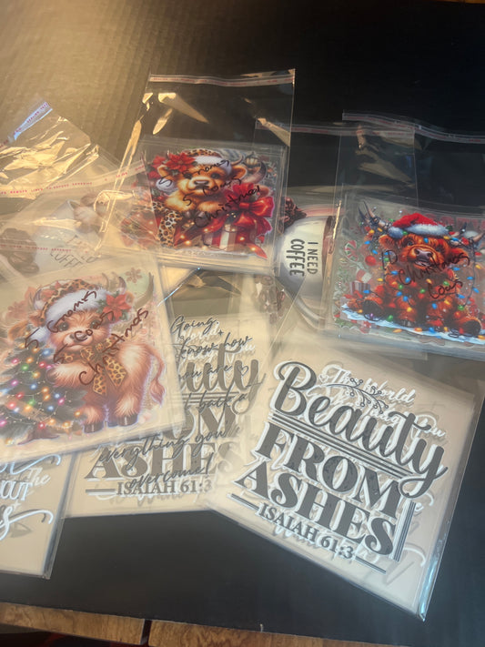 10 Piece Decal Grab Bags