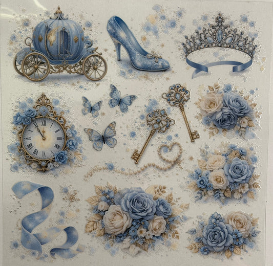 E 654 Cinderella Shoes Designed By Dips New 6/7