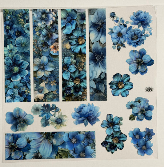 E 613 New 5/30 Blue Garden