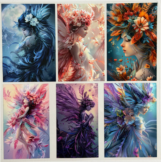 E 599 New 5/30 Fairies In Color