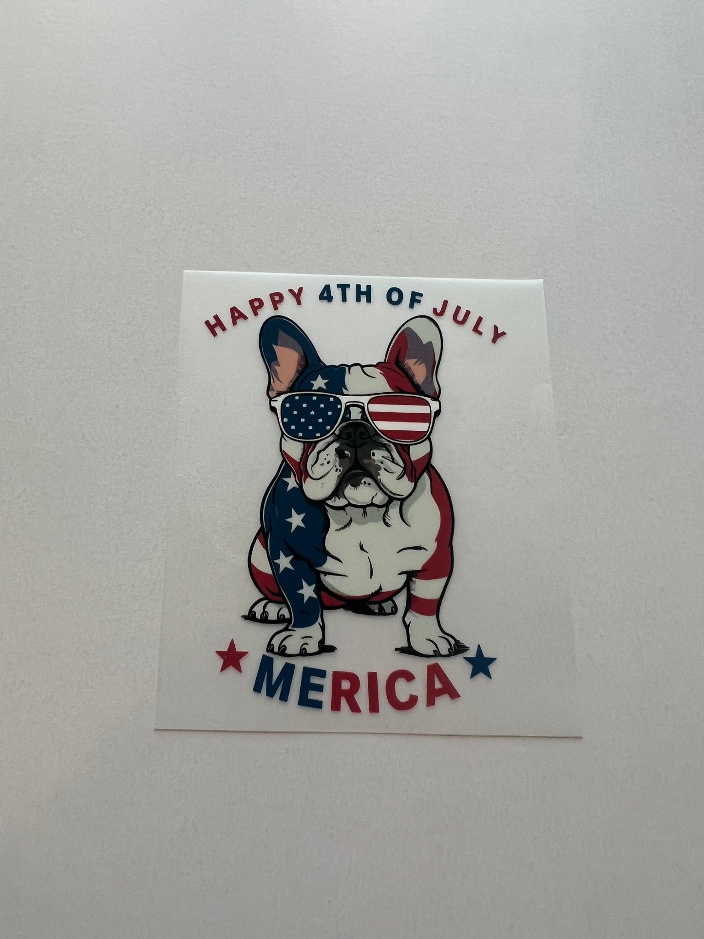 Happy 4th Of July Frenchie Hat DTF
