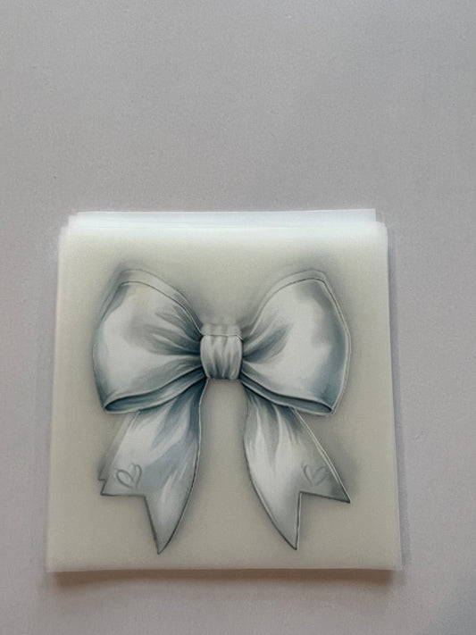 White Bow Hat DTF