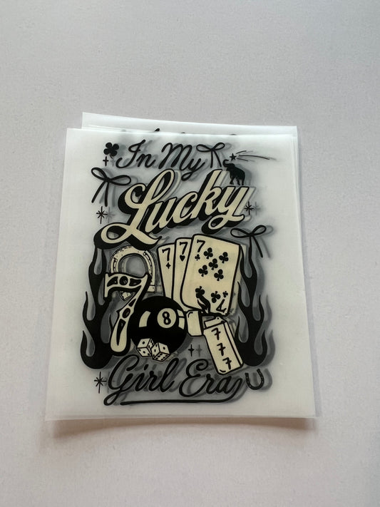 In My Lucky Girl Era Hat DTF