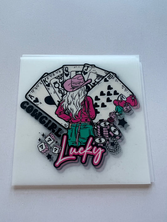 Cowgirl Lucky Hat DTF