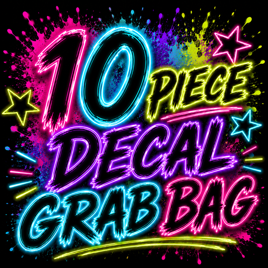 UVDTF 10 Piece Decal Grab Bag